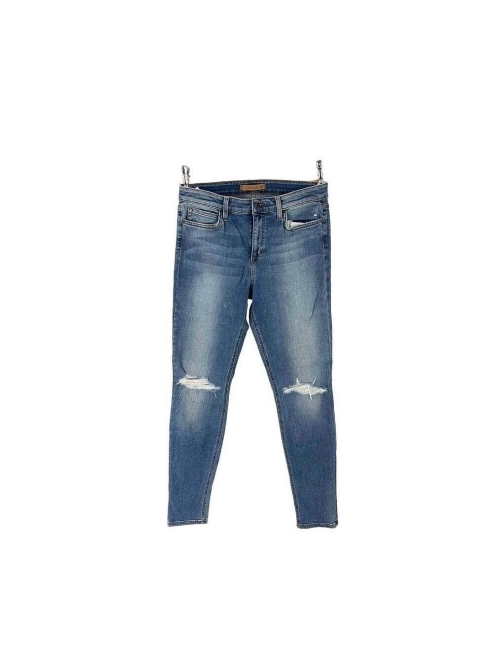 Joe's Blue Denim Skinny Ankle Jeans The Berrnie Distresses NWOT